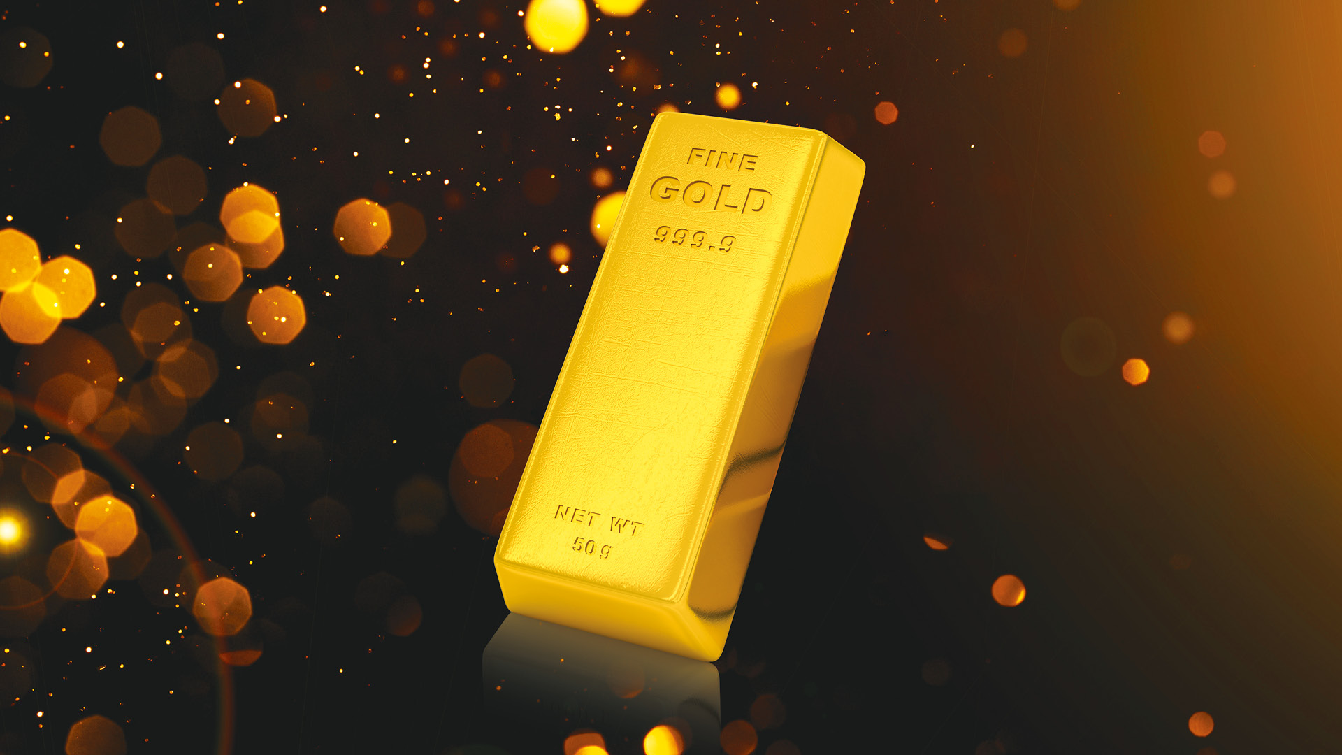 Gold bar 50 grams
